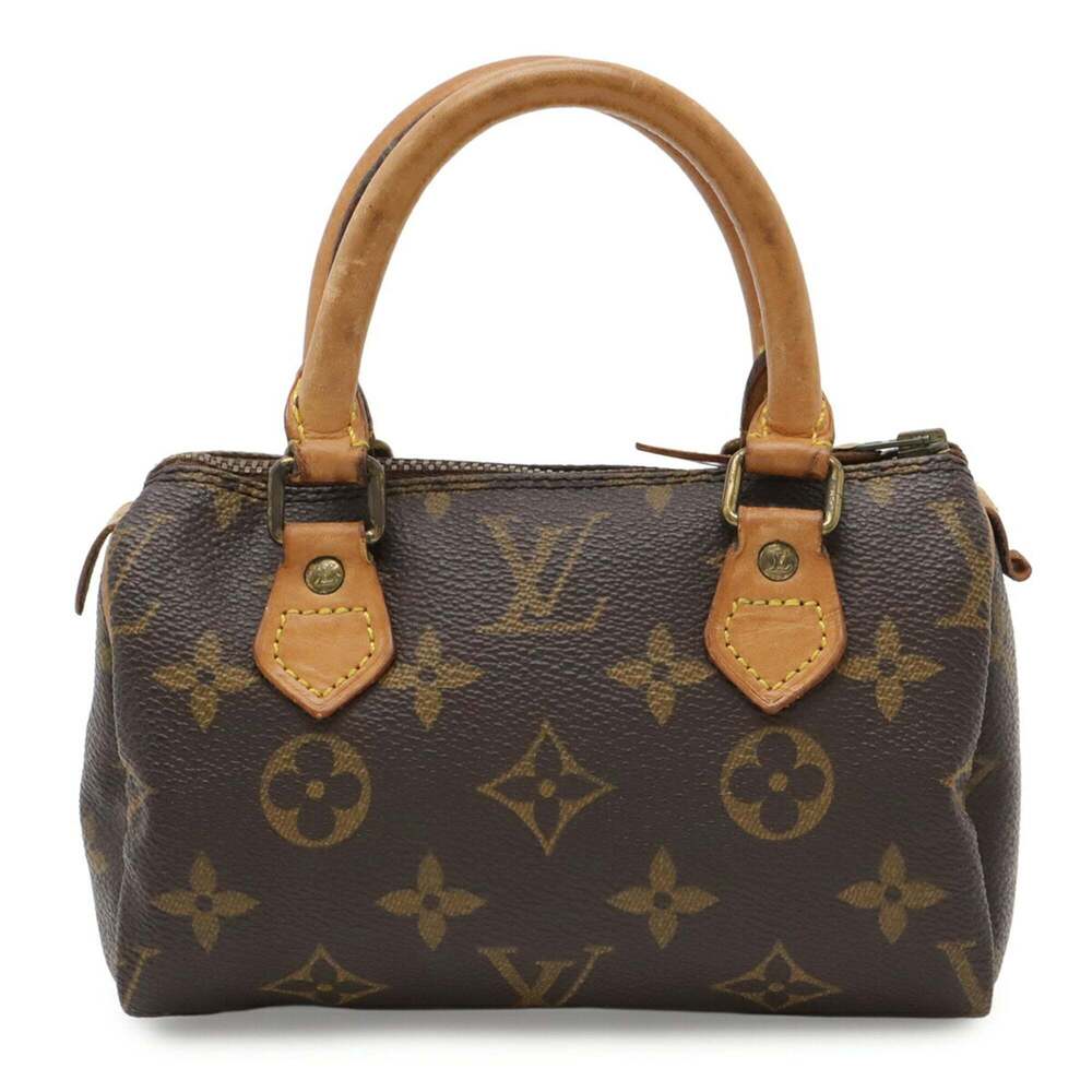 LOUIS VUITTON Brown Monogram Mini Speedy Bag
